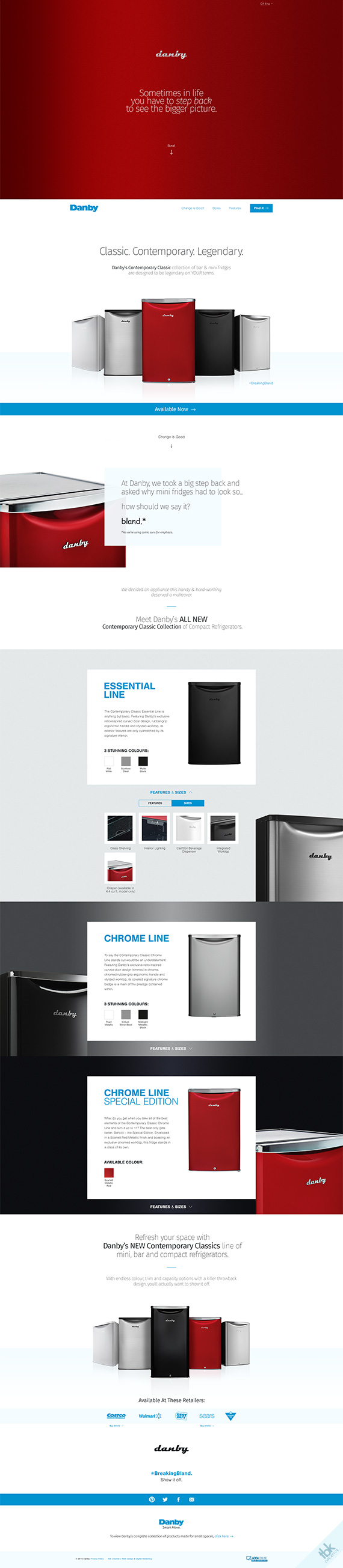 Product launch page